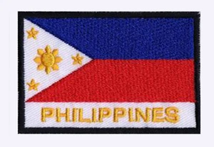Patch Aufnäher Philippinen Patch Flagge PHILIPPIN 70x45mm Land zum Nähen - Bild 1 von 6