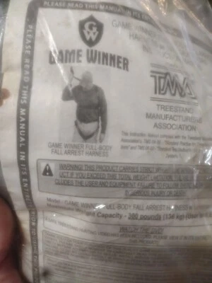 Game Winner Full-Body Fall Arrest Harness + Linesman Belt - Image 1 of 2