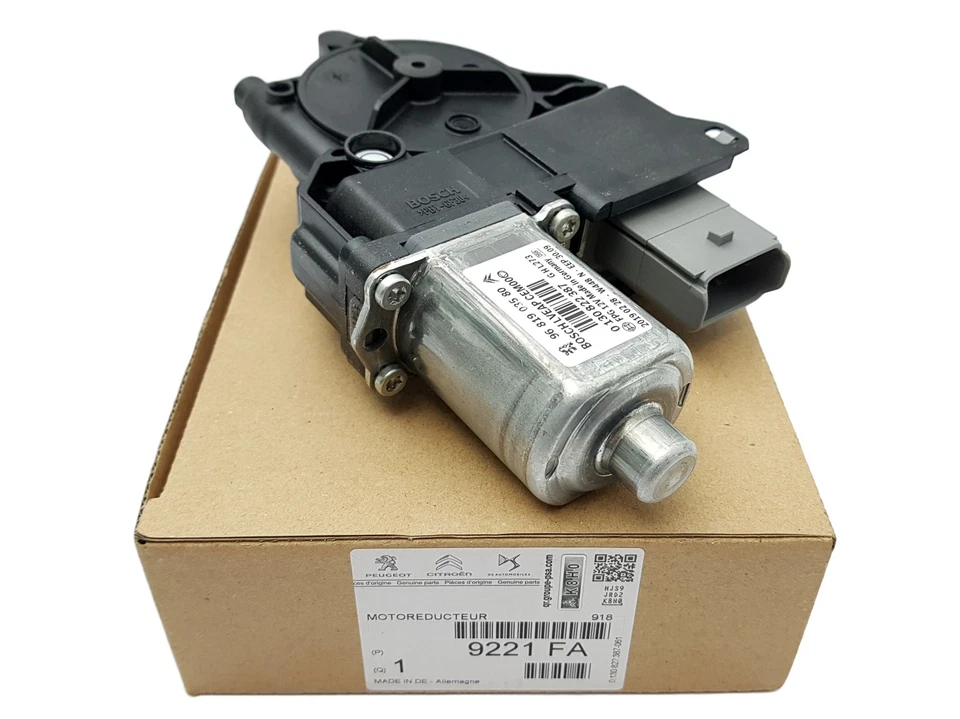Original PEUGEOT 308 CC 2009-2014 Fensterhebermotor Vorne Links 9221FA