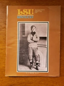 1977 LSU Tigers vs Kentucky Wildcats Football Program - Picture 1 of 3
