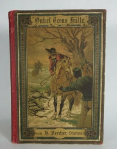 H B STOWE Uncle Tom's Cabin Onkel Tom's Hutte, German Ed. Illustrated 1890's - Picture 1 of 4