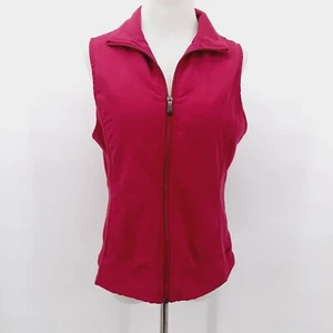 Columbia Full Zip Fleecejacke Damen Small Fuchsia Ärmellos Fleece Seiten - Bild 1 von 6