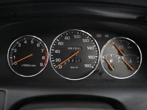 Per Toyota Celica T180 89-93 Anelli al quadro strumenti in alluminio lucido x3 - Picture 1 of 11