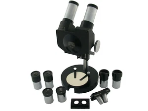 HENSOLDT Microscopio Microscopio Binocular Binocular 8 Vista 2 Lentes EXCELENTE - Imagen 1 de 11