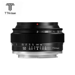 TTArtisan 50mm F2 Full Frame Manual Focus Prime Portrait Lens for Sony E Nikon - Picture 1 of 12