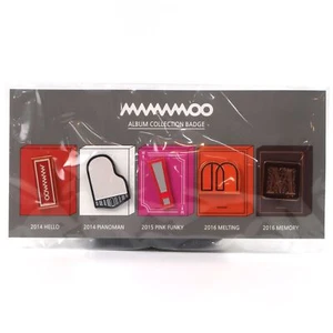 Mamamoo Album Collection Badge Pin Set Early Version 2017 Official Goods Rare - Picture 1 of 2