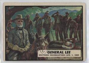 1962 Topps Civil War News Robert E Lee #39 0hq5