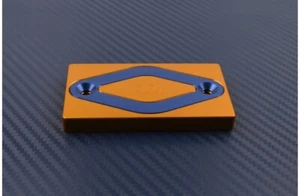 Gold-Blue Front / Rear Brake Fluid Reservoir Cap YAMAHA XT 250 2010-2017 - Picture 1 of 3