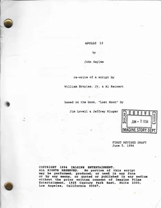 APOLLO 13 movie script reproduction - Picture 1 of 1