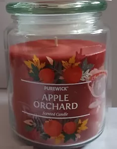 Purewick Apple Orchard Scented Candle-In Large Glass Jar - 510g - BN - Picture 1 of 2