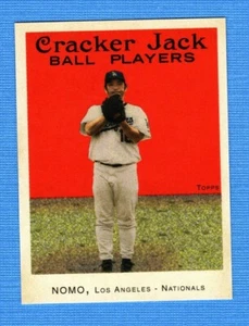 Mini pegatina Topps Cracker Jack 2004 #113 Hideo Nomo Dodgers - Imagen 1 de 1