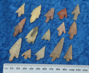 #2.....1 x Damaged (better) Barbed & stemmed Neolithic arrow head. 15 avalible 