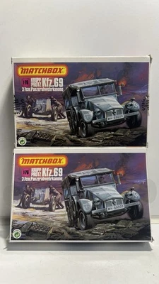 Matchbox Krupp Protz Kfz 69 Model Taped Box 1986 1-76 Germany #40088 Lot2 Open - Image 1 of 4