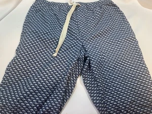 Pantalon pyjama Vineyard Vines XS bleu clair bleu foncé salon baleines - Photo 1/3