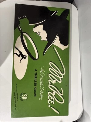 Vintage Mr. Ree The Fireside Detective 1946 Board Game some damage to box - Image 1 of 4