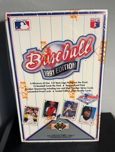 1991 Upper Deck Baseball High Series Factory Sealed Box. 36 Packs. Chipper Jones - Picture 1 of 6