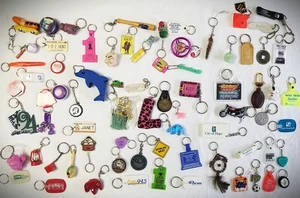 Collectible Keychains - Lot of 72 - Mixed Assortment – Vintage to Modern - Picture 1 of 11