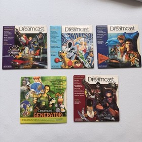Sega Dreamcast Magazine Demo Games Lot Of 5