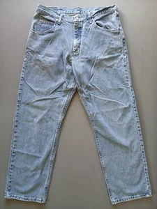 Wrangler Jeans Mens 34x30 Comfort Superior Blue Jeans  - Picture 1 of 6