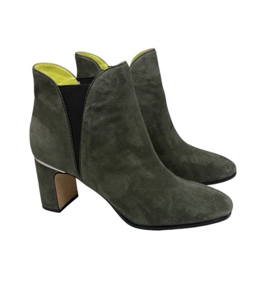 Botines de gamuza Jayda Sargeant Black House Black Market para mujer talla 8,5 M verdes Foto 1 de 4