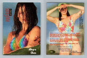 Allegra Olsen #33 Portfolio's Secret 1994 EPG Trading Card - Picture 1 of 1
