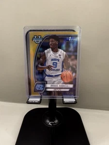 2024-25 Bowman University cromo - Drake Powell #69 refractor de oro/50 (RC) - Imagen 1 de 3