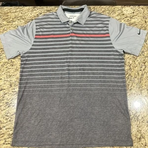 Herren Nike Golf Poloshirt L Large grau grey sportlich - Bild 1 von 8
