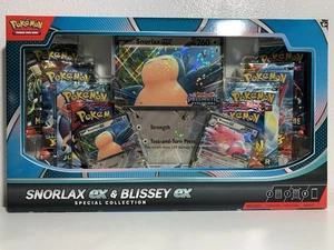 Pokémon Snorlax Ex & Blissey Ex Special Collection Box! Walmart Exclusive, 8 Stück - Bild 1 von 5