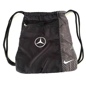 Nike Mercedes Benz Drawstring Day Backpack Bag Training Gym Sack Pack Hiking EUC - Picture 1 of 11