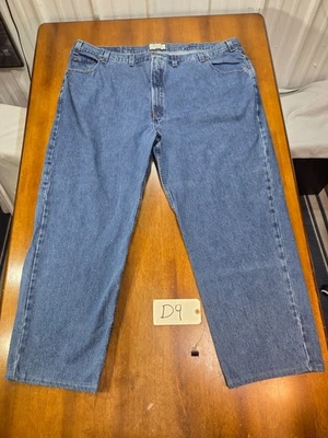 Pantalones de mezclilla vintage St Johns Bay para hombre 50x32 azul ajuste fácil algodón lavado medio Foto 1 de 4