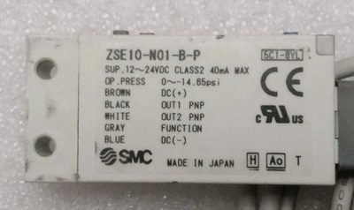 SMC ZSE10-N01-B-P Digital Vacuum Switch, 0~-14.65psi With SMC PSE540-M5 - Image 1 of 4