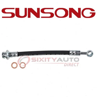 Sunsong Front Center Brake Hydraulic Hose for 1996-1998 Suzuki X-90 - Hoses fe - Imagem 1 de 4