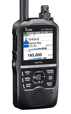 ICOM ID-52E PLUS D-STAR Digital Handheld Transceiver - Image 1 of 4