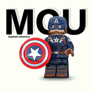 Captain America Custom Minifigure 2 inch - Picture 1 of 1