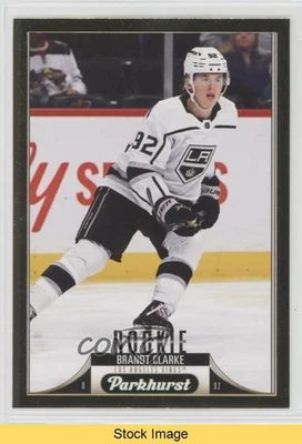 2022-23 Upper Deck Parkhurst Rookies Gold Foil Brandt Clarke #284 Rookie RC READ - Image 1 of 3