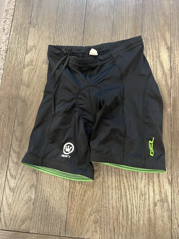 Mens Canari Gel Spandex Black Padded Cycling Shorts M - Image 1 of 1