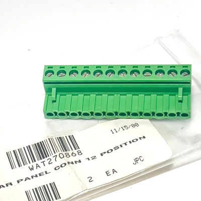 Waters WAT270868 I/O Rear Panel Connector 12-Position Pluggable Terminal Block - Image 1 of 4