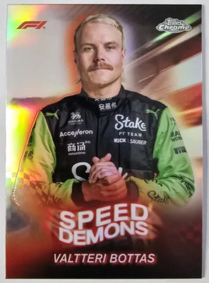 2024 Topps Chrome Formula 1 Speed Demons #SD13 Valtteri Bottas - Image 1 of 2
