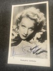 Carte Postale Cinema Vintage Marlene Dietrich      Autographe Signature