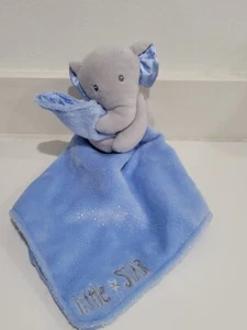 Baby Starters Blue Little Star Elephant Lovey Baby Toy Security Blanket Blankie - Picture 1 of 12
