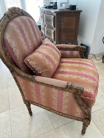 1970s Bentley Churchill Louis XV Arm Chair- $300 Cover