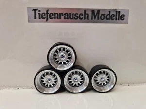 1:18 BMW Echt Alu Felgen Audi VW Mercedes Opel BMW Tuning - Picture 1 of 1
