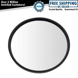 8.5" Round Convex Mirror Stainless Steel Heated Center Stud w/ Mounting Bracket - Picture 1 of 4