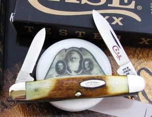 Case XX Stag Red Letter 5279 Equal End Knife 1978 FAT Stag Handles Mint! NR - Picture 1 of 5