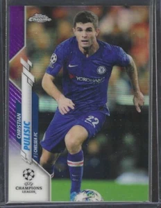 CHRISTIAN PULISIC 2019-20 TOPPS CHROME UEFA PURPLE REFRACTOR #D 249/250 - Picture 1 of 1