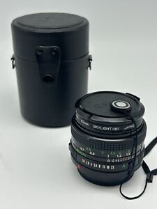 Canon 50mm F 1.8 FD Mount Lens With Caps And Original Case Made In Japan Vintage
