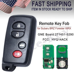 Smart Remote Key Fob HYQ14ACX 271451-5290 for Subaru BRZ Forester WRX 2013-2015 - Picture 1 of 5