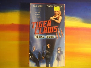 Tiger Claws III 3 The Final Conflict Martial Arts Action Movie VHS Tape - Picture 1 of 3