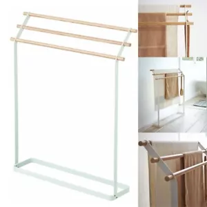 3 Tier Towel Rack Stand Pool PatioTowel Holder Towel Rail Drying Bar for Bathtub - Picture 1 of 9