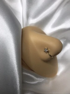 Nasenmanschette Clip On Fake Nicht Piercing Nasenring - Stern (goldfarben) - Bild 1 von 4